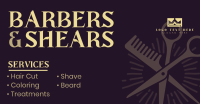 Barbers & Scissors Facebook ad Image Preview