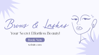 Effortless Beauty Facebook Event Cover Design