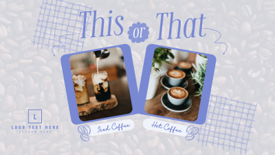 This or That Coffee Facebook event cover Image Preview