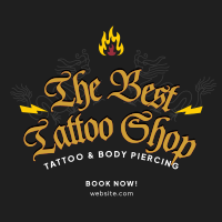 Tattoo & Piercings Linkedin Post Image Preview