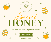 Honey Bee Delight Facebook Post Design