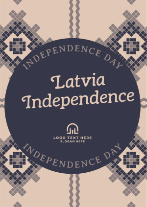 Traditional Latvia Independence Poster Image Preview