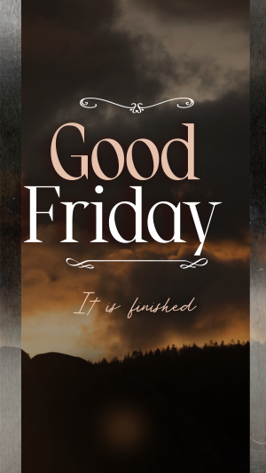 Peaceful Good Friday Facebook story Image Preview