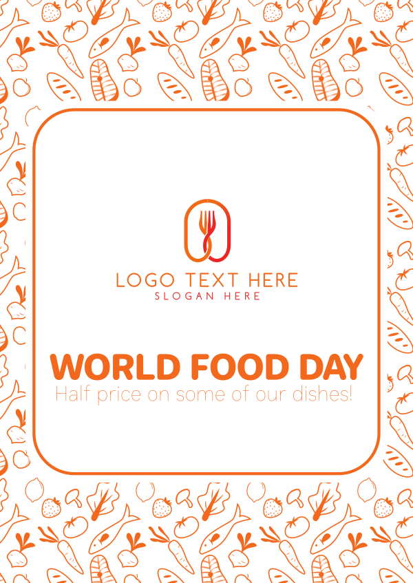 World Food Day Pattern Poster Design Image Preview