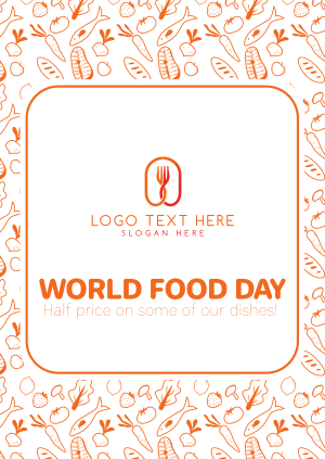 World Food Day Pattern Poster Image Preview