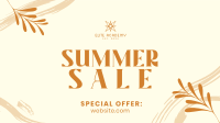 Tropical Summer Sale Facebook event cover Image Preview