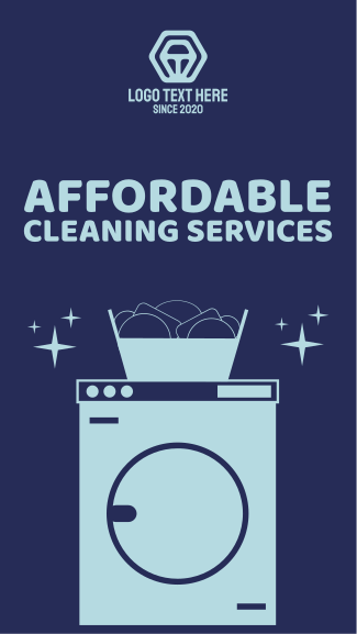 Cheap Cleaning Services Facebook story