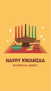 Bright Kwanzaa Facebook story Image Preview
