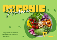 Healthy Salad Postcard Design