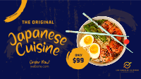 Original Japanese Cuisine Facebook event cover Image Preview