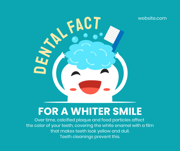 Whiter Smile Facebook Post Design Image Preview