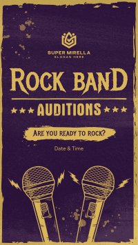 Brutalism Rock Auditions Facebook Story Image Preview