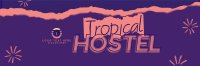 Tropical Sunny Hostel Twitter Header Preview