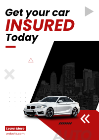 Auto Insurance Poster Design