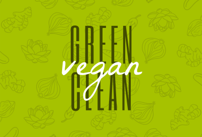 Green Clean and Vegan Pinterest board cover Image Preview
