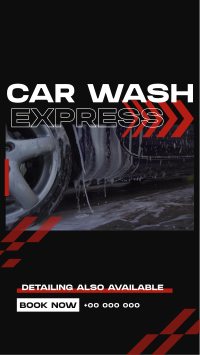 Premium Car Wash Express Facebook story Image Preview