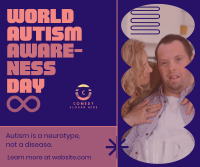 Bold Quirky Autism Day Facebook post Image Preview