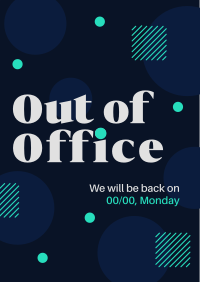 Out of Office Corporate Poster Design