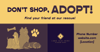 Pet Adoption Collage Facebook ad Image Preview