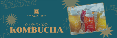 Healthy Kombucha Twitter header (cover) Image Preview