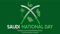 Saudi Day Symbols Animation Preview