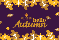 Hello Autumn Pinterest Cover Design
