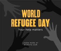 World Refugee Day Facebook Post Design