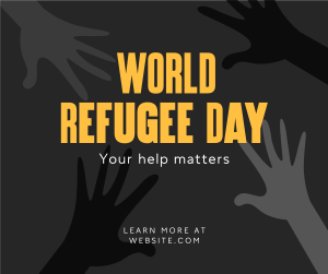 World Refugee Day Facebook post Image Preview