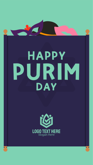 Happy Purim Instagram story