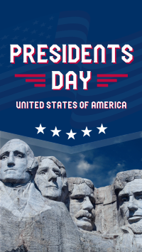 Presidents Day of USA Facebook story Image Preview