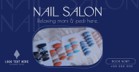 Simple Nail Salon Facebook Ad Design
