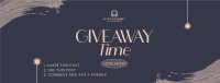 Giveaway Time Announcement Facebook cover Image Preview