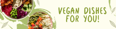 Vegan Dishes LinkedIn banner Image Preview