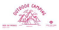 Rustic Camping Facebook Ad Design