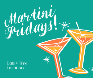 Martini Fridays Facebook post Image Preview