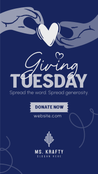 Give back this Giving Tuesday Instagram story Image Preview