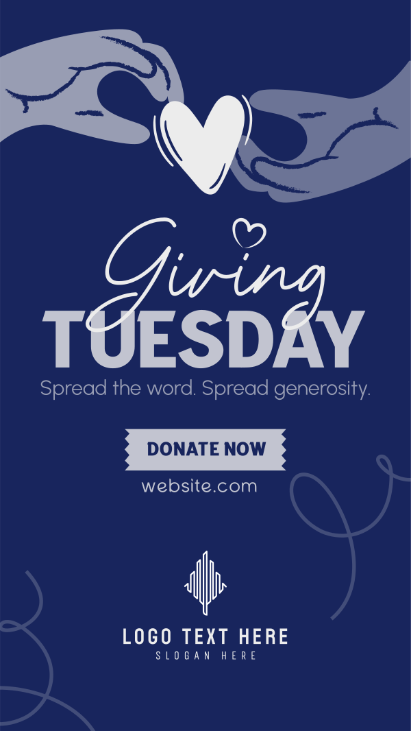 Give back this Giving Tuesday Instagram Story Design