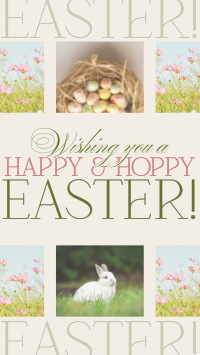 Rustic Easter Greeting YouTube Short Design