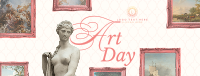 Fancy Art Museum Facebook cover Image Preview