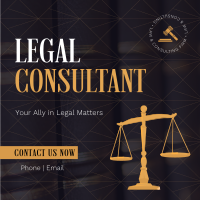 Corporate Legal Consultant Instagram Post Design