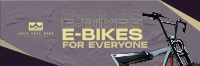 Minimalist E-bike  Twitter Header Image Preview