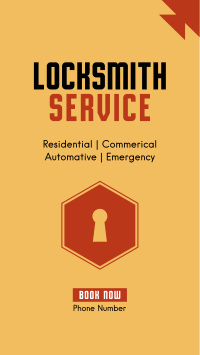 Locksmith Services Instagram Story Design