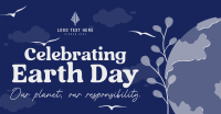Modern Celebrate Earth Day Facebook Ad Design