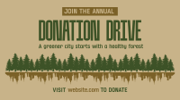 Forest Donation Drive Animation Preview