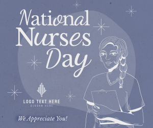 Midcentury Nurses' Day Facebook post Image Preview