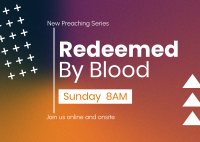 Redeemed by Blood Postcard Image Preview