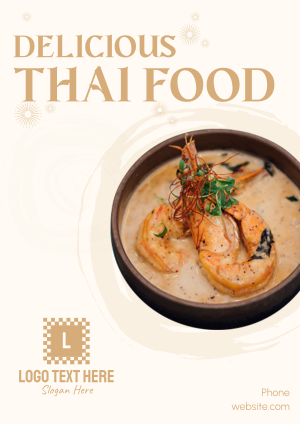 Authentic Thai Food Flyer