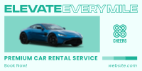 Premium Car Rental Twitter post Image Preview