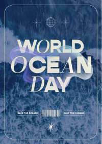 Y2K Ocean Day Flyer Image Preview