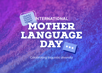 International Linguistic Diversity Postcard Image Preview